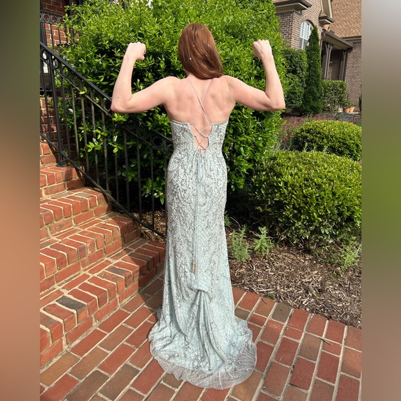 Rachel Allan Prom dress - Ice blue size 2 - Picture 8 of 8